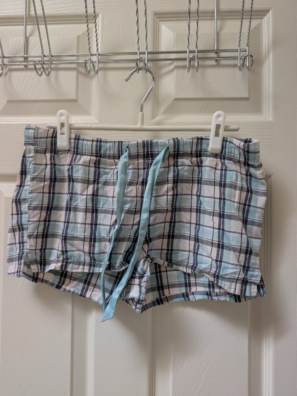 Plaid Old Navy boxer shorts